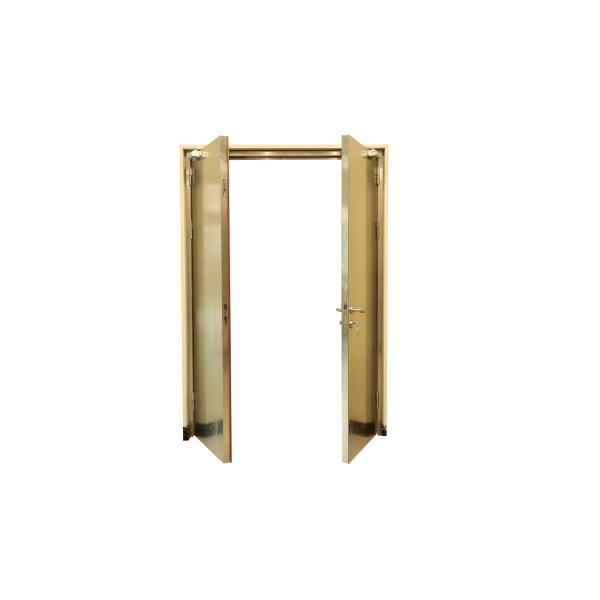 Customizable Fire Resistant Steel Door With Shutters Decorative Edge