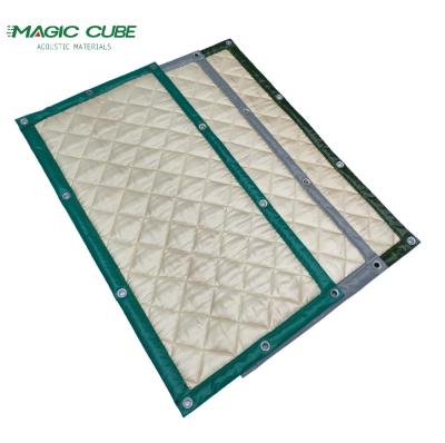 Square Outdoor Sound Absorbing Blankets 2400mm Length With Mass Load Vinyl