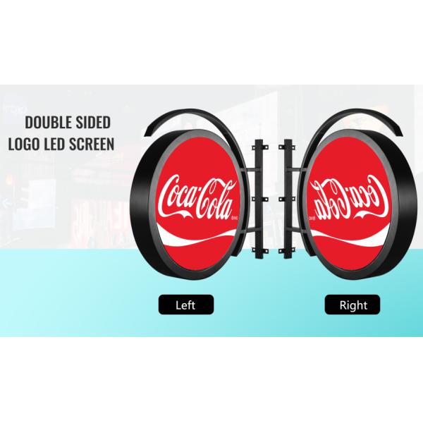 P5.926 Outdoor Double Side Circular LED Display Full Color Front Service Maintenance