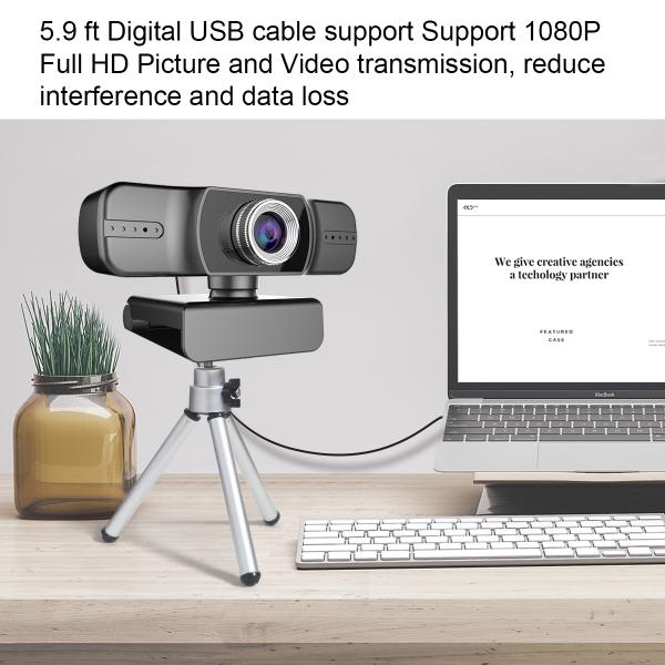 Manual Focus HD 1080P Webcam