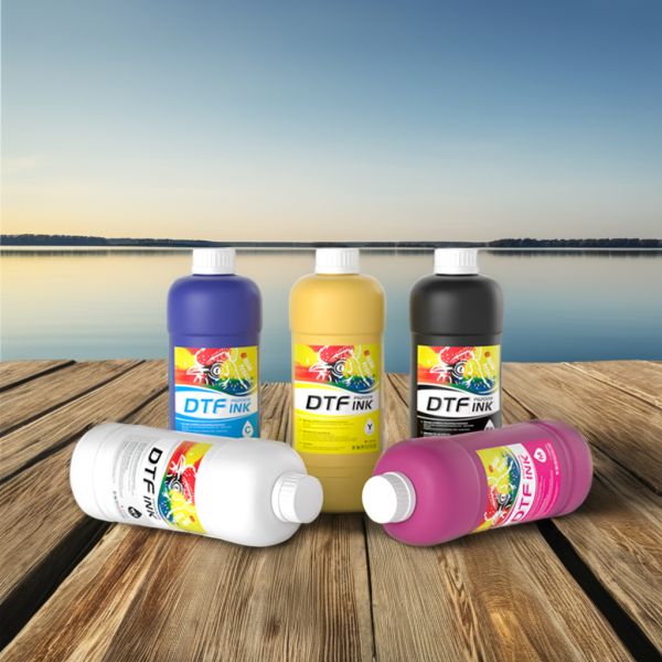 FCOLOR Wholesale Price 1000ml DTF Ink Bottle Quick Dry Soft Hand Feel Ideal for T-Shirt Printing