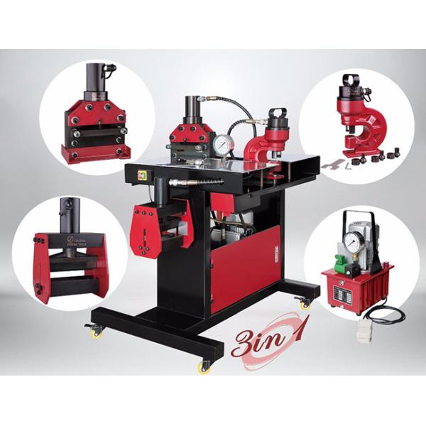 Herramientas de línea DHY-150 Máquina de corte hidráulico de punción de flexión de barra de bus