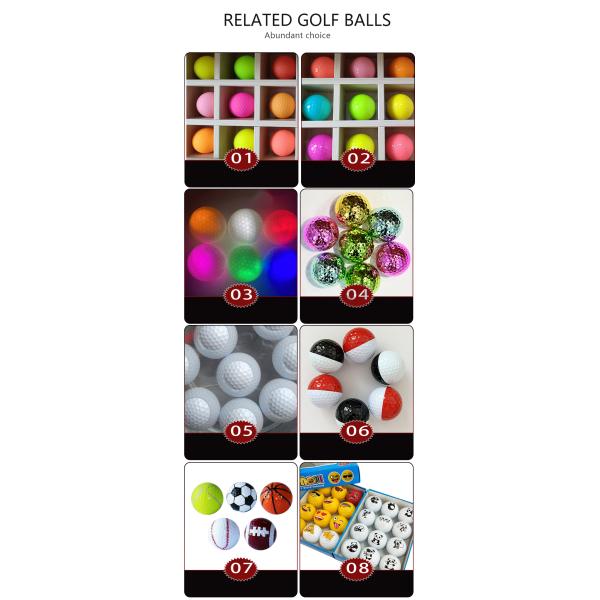USGA Approved Pro Tour Golf Balls The Perfect Combination of High Spin and Control