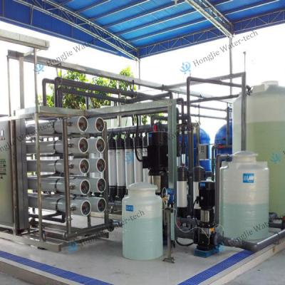 30T/H Sea Water Purification System Reverse Osmosis And Ion Exchange Treatment