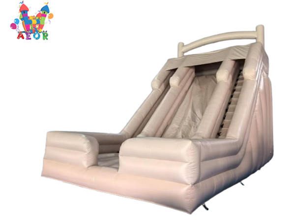 Custom Inflatable Water Slide Climbing Slide With Pool For Kids Party Rental