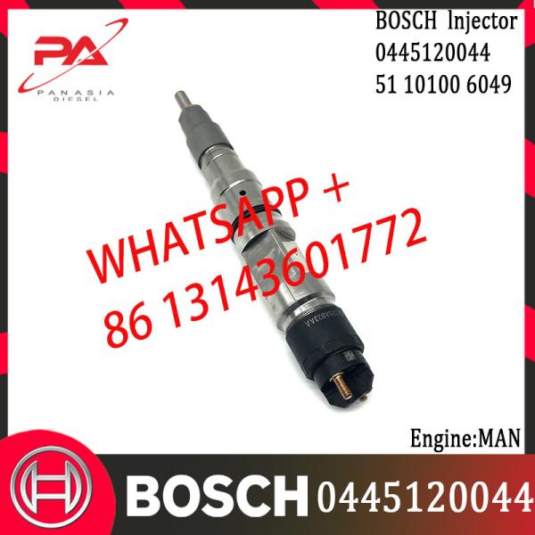 Injecteur commun diesel original 0445120044 de rail de BOSCH 0445120026 0445120030 51101006049 51101006047 pour le moteur de l'HOMME