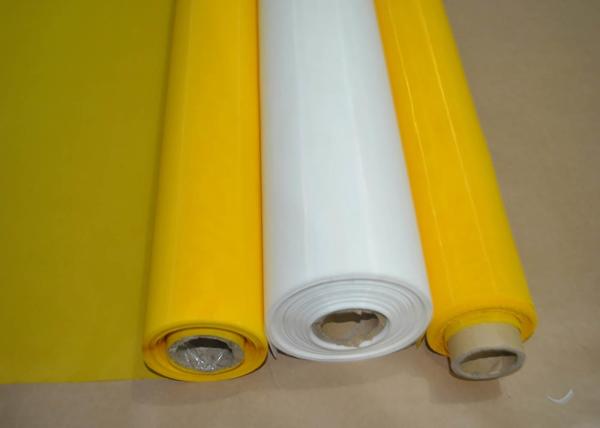 White 77T Silk Screen Printing Mesh 100% Polyester Acid Resistance