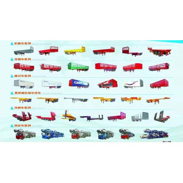 3 цапфы 20ft 40ft плоской кровати контейнера трейлер контейнера Gooseneck трейлера Semi