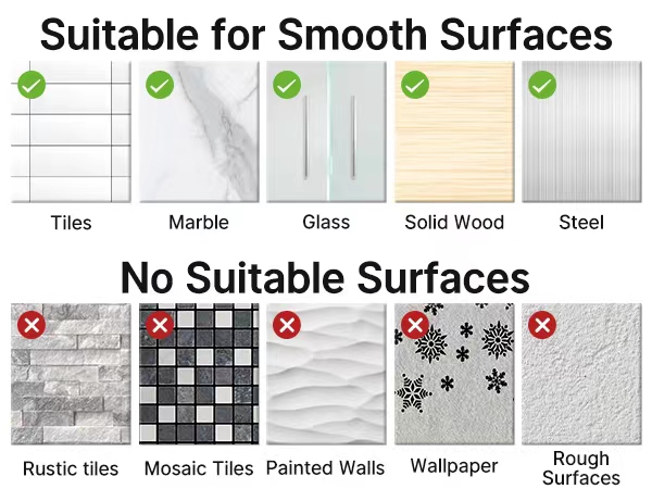 No Drilling Adhesive Rustproof Stainless Steel Shower Organizer for Bathroom
