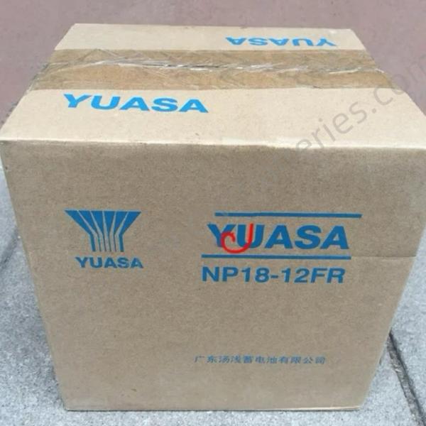 YUASA NP18-12FR Sealed Lead Acid Battery Flame Retardant 12V 18Ah UPS Storage Batteries Rechargeable