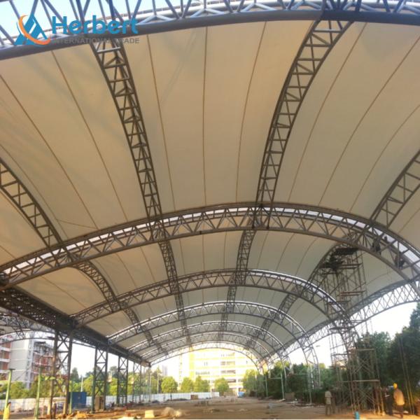 Куполы кабеля растяжимой мембраны PVC PTFE крыши EPS пространственные сваривая для структуры