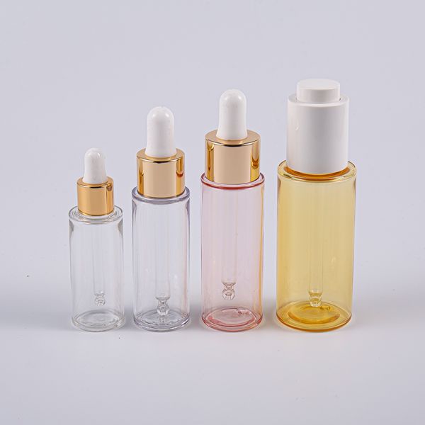 Travelling Slim PETG Lotion Bottle 10ml 20ml 30ml 50ml With Pump