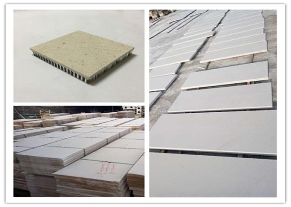 Fire Resistant Limestone Thin Stone Panels , Lightweight Cladding Panels For Ceilings