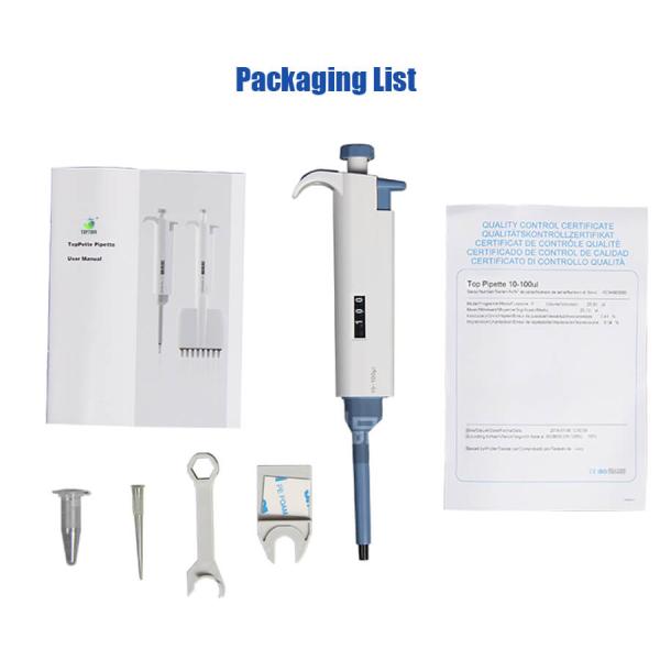 ISO8655-2 Пипеты Общее лабораторное оборудование