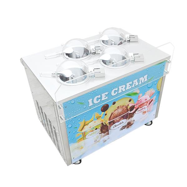 Hot Selling Summer Small Ice Cream Vertical Freezer Ice Cream Mobile Vending Machine