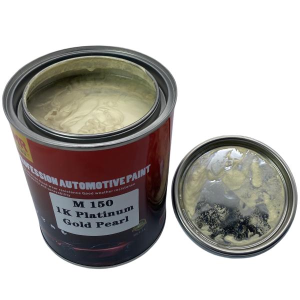 M150 1K Platinum Gold Pearl Automotive Basecoat Multi Angle Gold Metallic