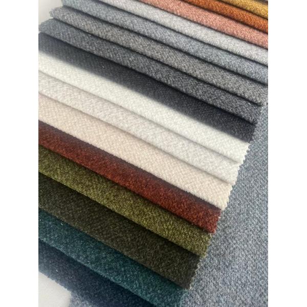 100% Polyester Velvet Sofa Fabric 340gsm 142cm Width