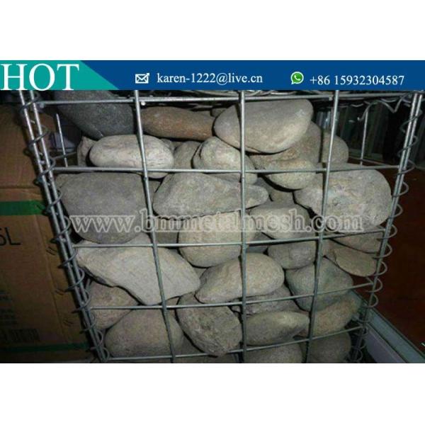 Galvanized Gabion Baskets Welded Mesh | Rock-Stone Walls
