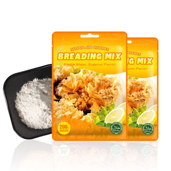 Chicken Coated in Powder Breading Mix Dried Blended Fried Chicken Powder 25kg Packaging Mixed Spices