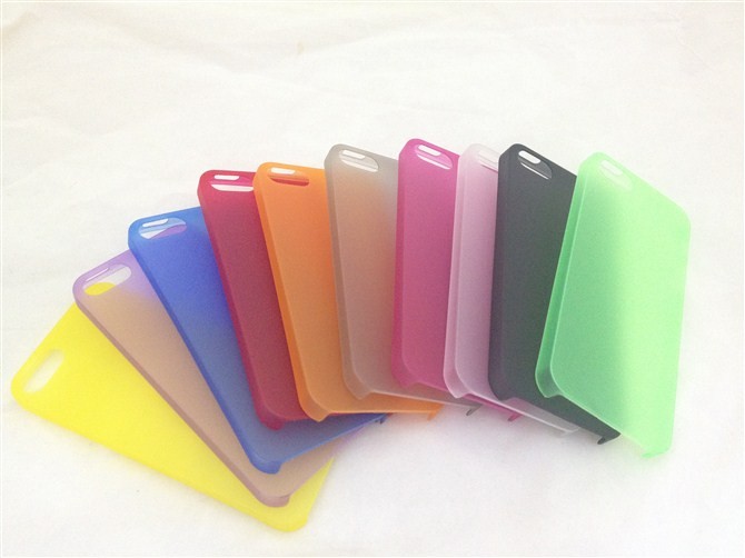 OEM Extra Slim Iphone 5 PC Phone Case , Transparent Soft PC Cover