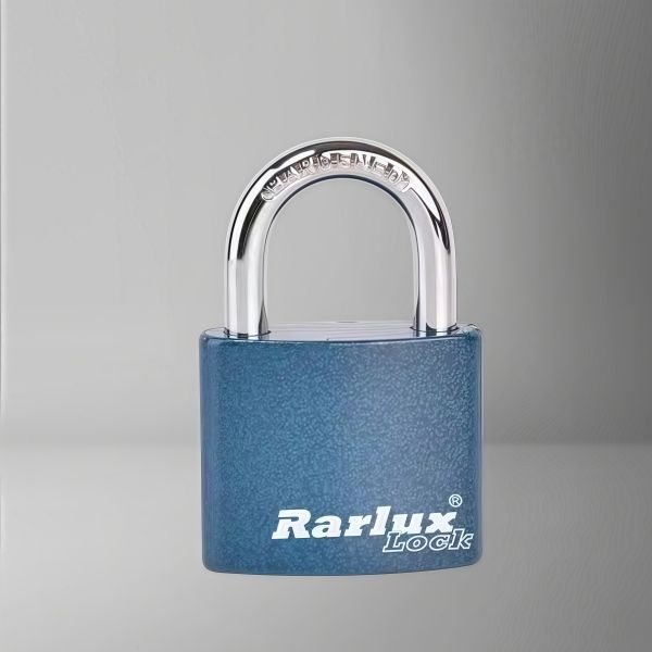 Rarlux 38-75mm Padlock Iron Body Best Padlock Blue Plastic Painted Surface Iron Padlock with Brass Keys or Iron Keys