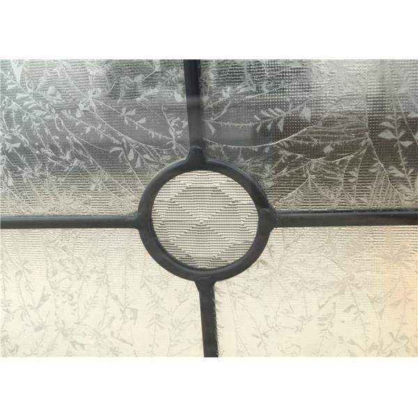 Панели стеклянного окна поплавка скошенные ясностью, латунные желтые панели стекла двери диаманта