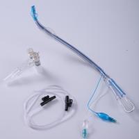 Tubo Endobrônquico de Duplo Lúmen com Balão Duplo, Estilete Pré-carregado, PVC, Tubos Endobrônquicos, Materiais Cirúrgicos