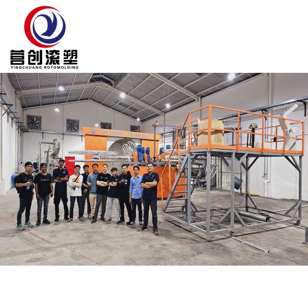 Cooling Mode Air Cooling Rock and Roll Rotomoulding Machines for Manufacturing Plant