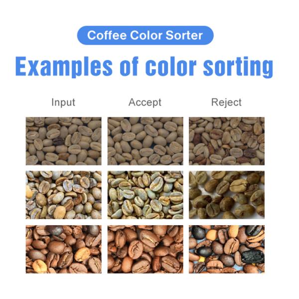 Кофейные зерна цветосортирующая машина оптическая полноцветная камера селекторные машины