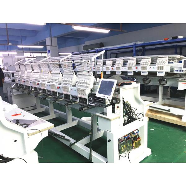 Computer 8 Head Wonyo WY1208C Commercial Embroidery Machine