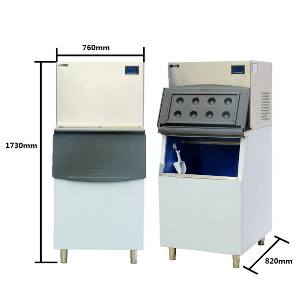 Автоматическим энергия охлаженная воздухом льда машины эффективные 760 * 820 * 1730ММ