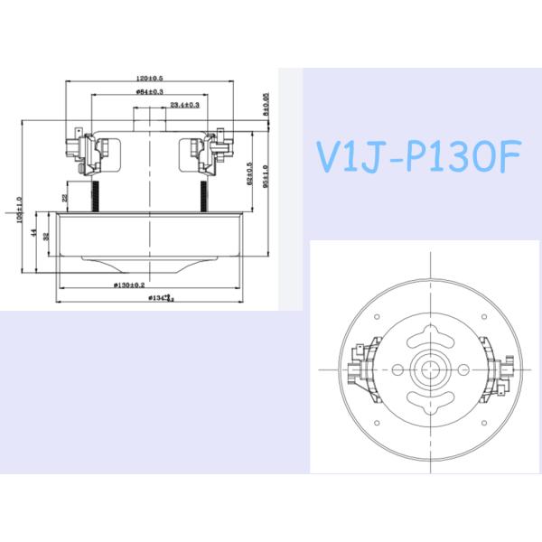 Home Small 100V 110V 1.2KW 22KPA Vacuum Cleaner Engine