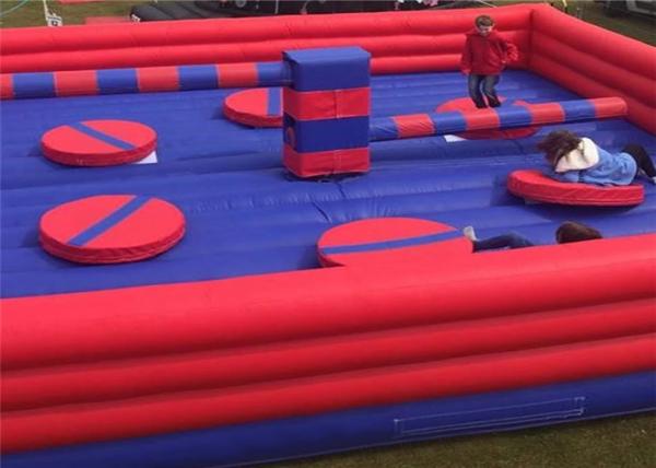 Commercial Inflatable Wipeout Course Fun Diameter 8m 0.55mm PVC Tarpaulin