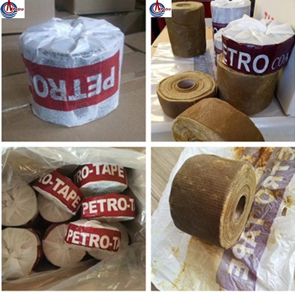 Противокоррозионная лента из нетканого петролата в объеме 1,5 кг на квадратный метр