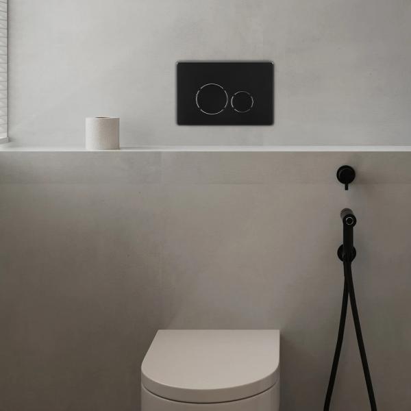 Stainless Steel Full Frame Concealed Cistern - Wall Mounted - Gravity Flush System