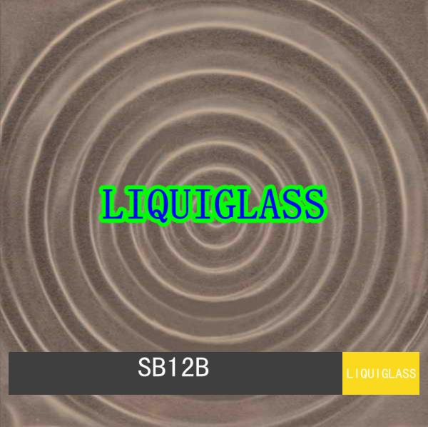 Printed EVA Laminated Glass 11.5mm Liquid Stereoscopic Effect Pattern
