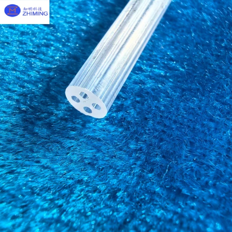 Custom Sapphire Two-Way Tube High-Performance Sapphire Components for Optical and Semiconductor Applications