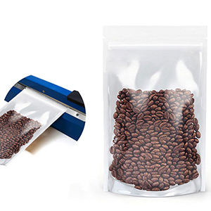 Reusable Zipper Top pouches, Matte finish, custom logo, flat bottom bags, coffee & tea packing bags