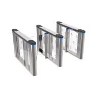 Moderno estilo Design integrado Porta balançante torneiras Portões de segurança de escritório de aço inoxidável