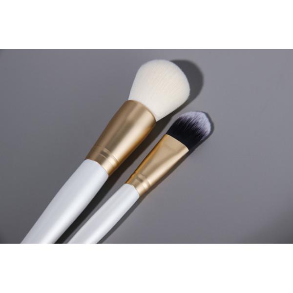 Щетки макияжа уровня массы синтетического волокна жемчуга 8pcs Vonira белые