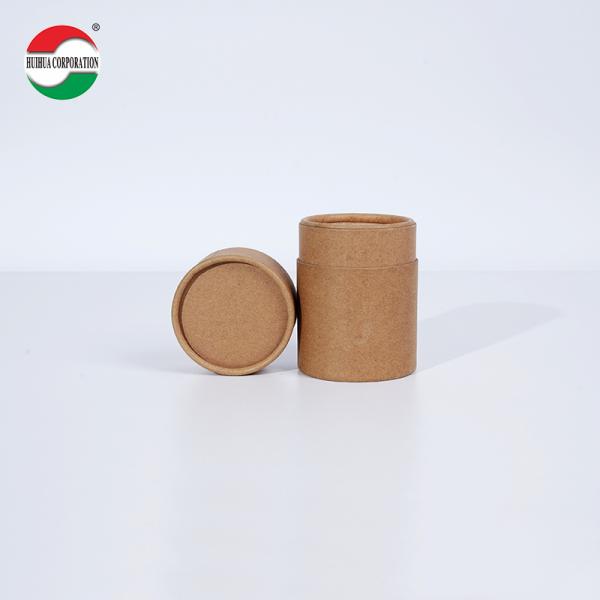 Tube à épices en papier alimentaire imprimé sur mesure avec couvercle en étain