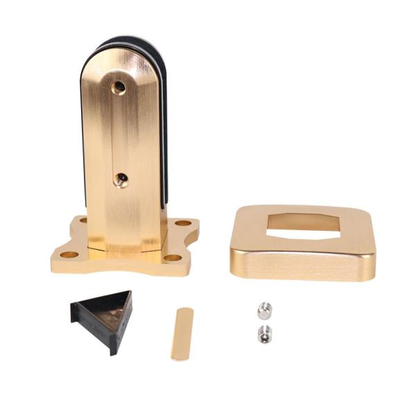Handrail and Balustrade Railing Aluminium Profile Glass Clamp with Simple Design