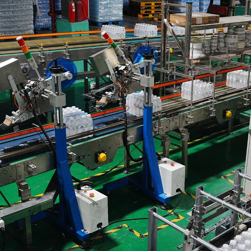 16,000 BPH Full Automatic Bottled Water Production Line with Gravity Filling for 338ml, 542ml, 1.35L, 4*6 Packaging