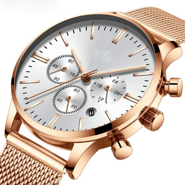 VD35 Chronograph 42mm Quartz Stainless Steel Watches RHOS