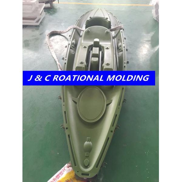 Roto Molded Plastic Kayak Aluminum Rotational Mold , LLDPE Roto Molded Dinghy
