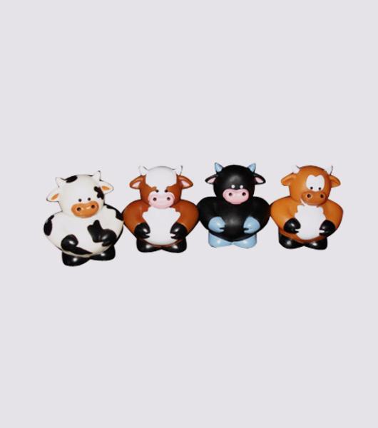 Water Resistant Squeezing Rubber Ducks Gift Rat / Chicken Shape For Children Bath Toy