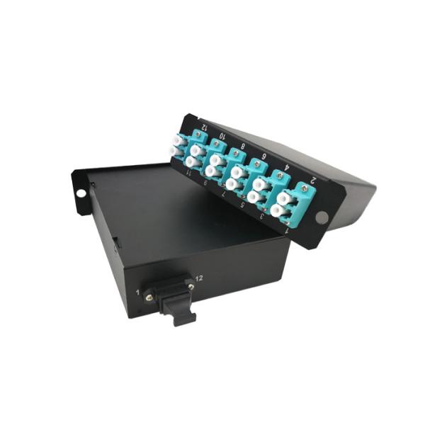 гибкий провод 40G 100G MTP MPO к кассетам OM3 вносимой потери кабеля 0.35dB Макс LC