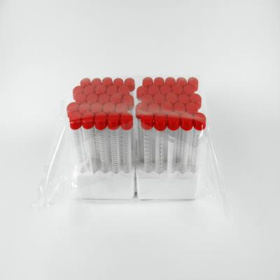 15mL Centrifuge Tubes Medical Lab Consumables Conical Bottom Racked Sterile Bagged