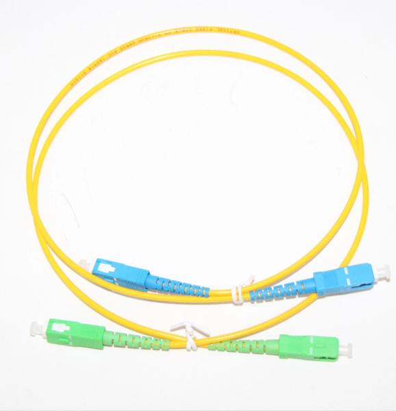 Sc Lc 1m UPC Armoured Duplex FTTH Fiber Optic Patch Cable