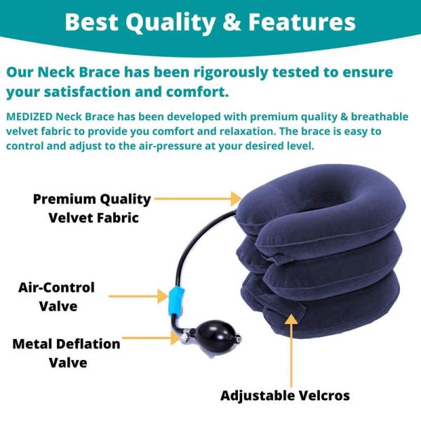 Universal size neck brace half flannel cervical support brace supplier